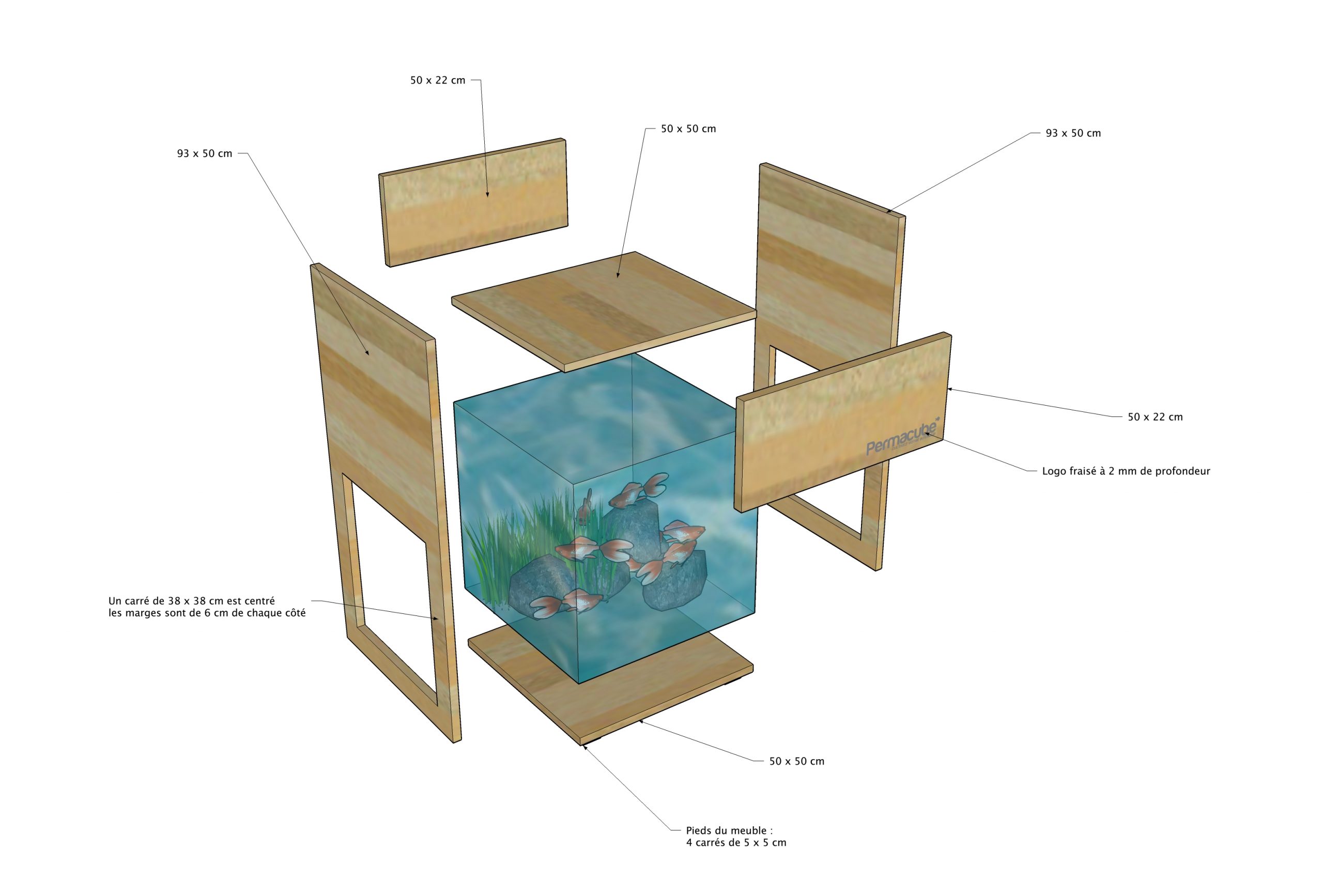 fabriquer, coller un aquarium au silicone, explications,  dessins,materiel,construction,montage,conseils